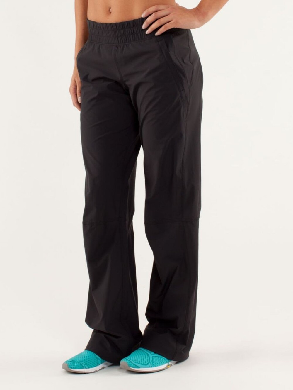 Lululemon Run: Dog Runner Pants Black Sz 4 Fits Small Winter Running Low Rise